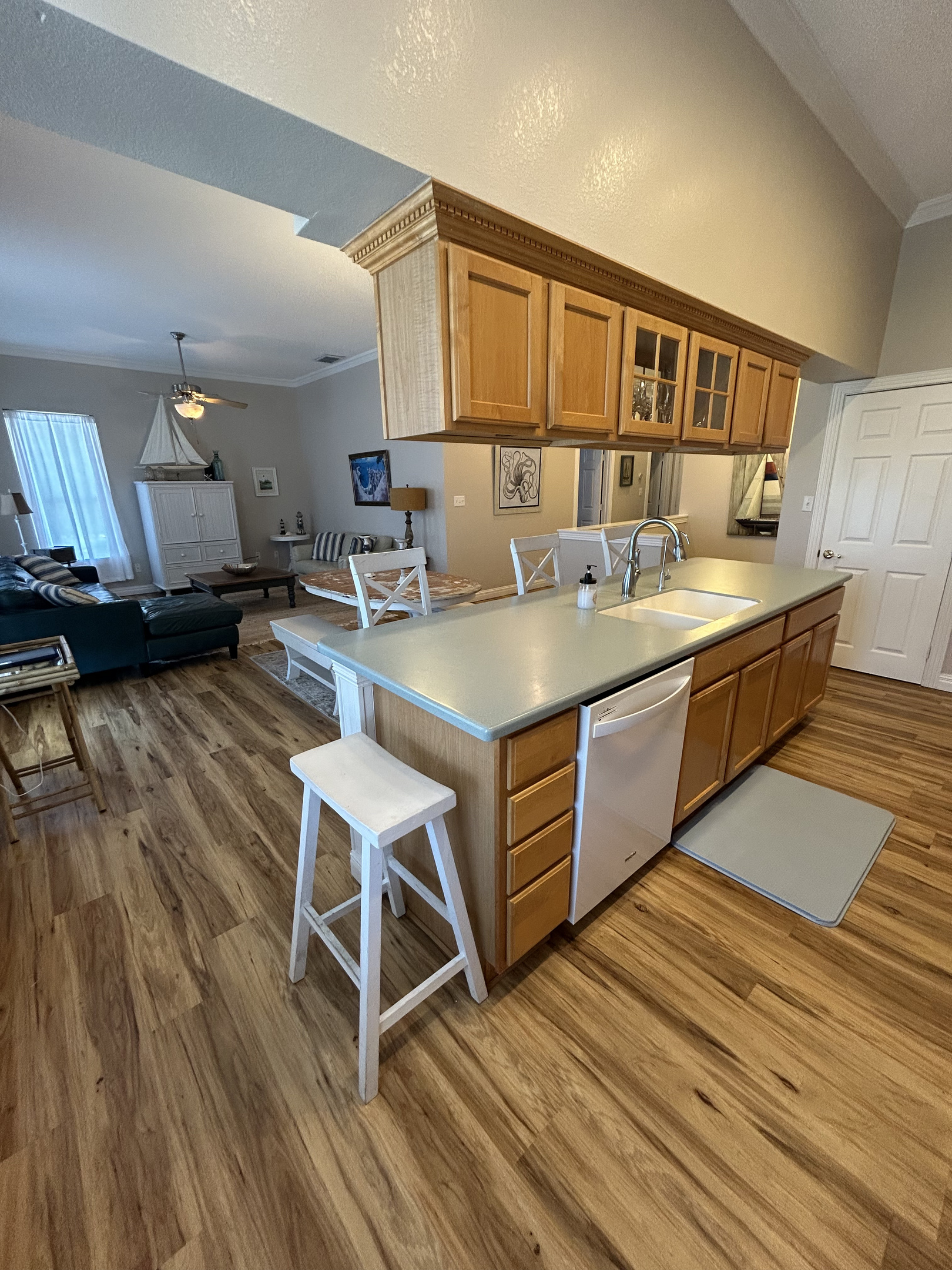 The open floor plan seamlessly connects living, dining, and kitchen spaces—ideal for entertaining and keeping everyone together. make this the heart of the home.