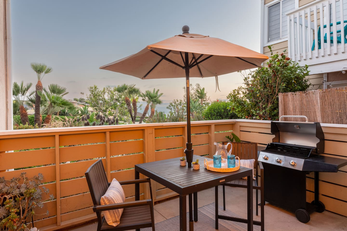 Enjoy the ocean breeze while you bbq or dine outside 
