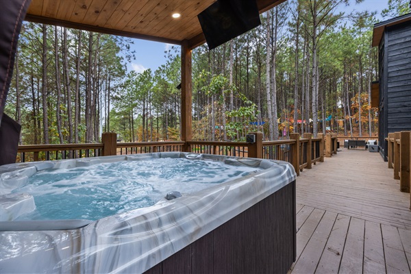 Hot Tub Gazebo View
