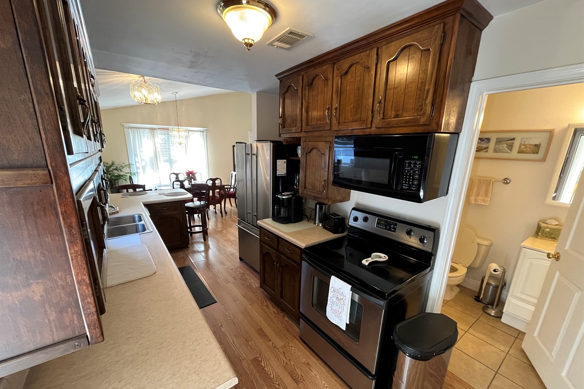 Fully equipped kitchen