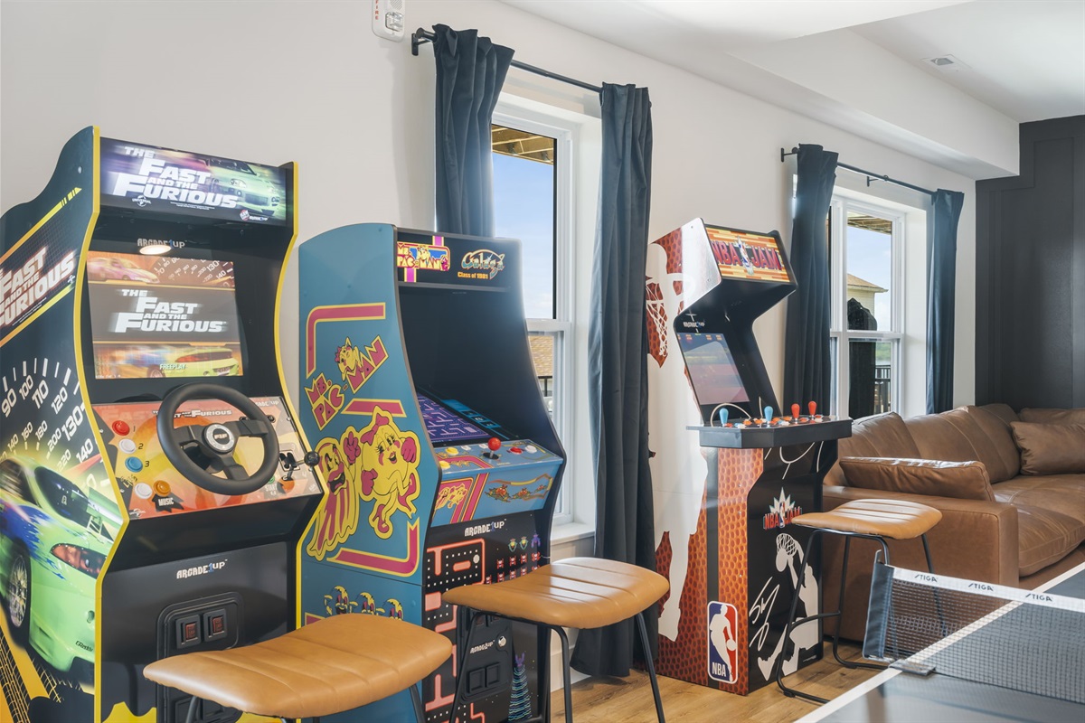 Standup arcade machines