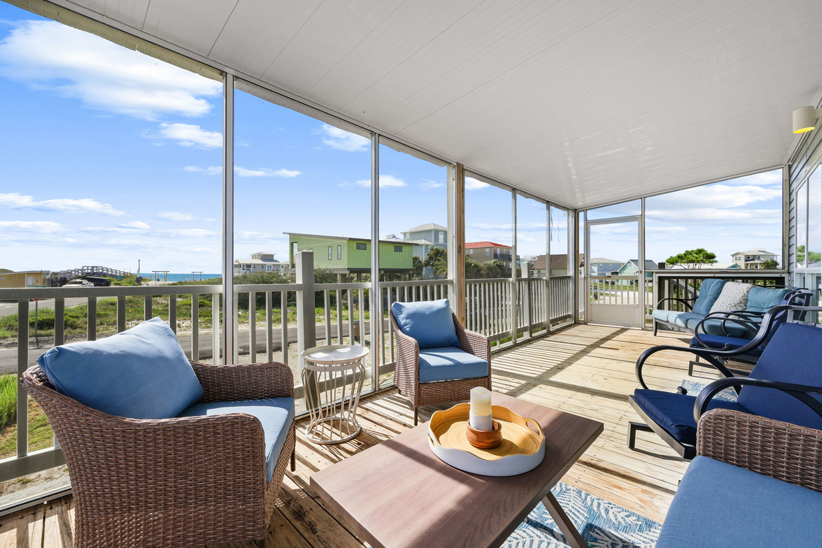 Main Deck off Living Room and Kitchen