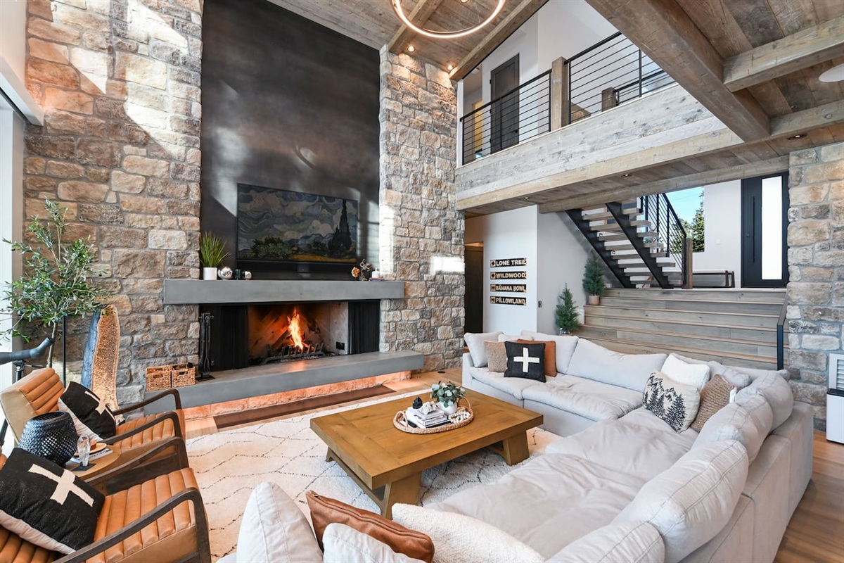 We've included firewood and fire starter for you.