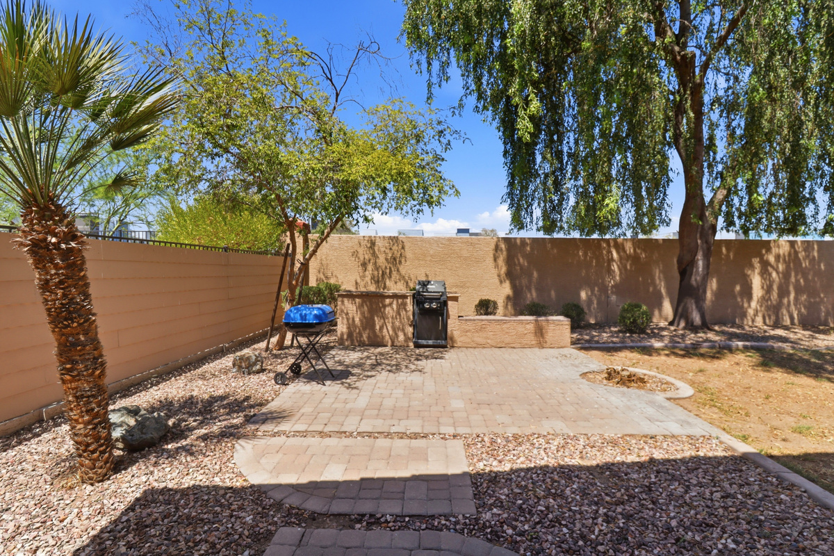 Front exterior with driveway parking for up to 2 cars and a private entrance.
