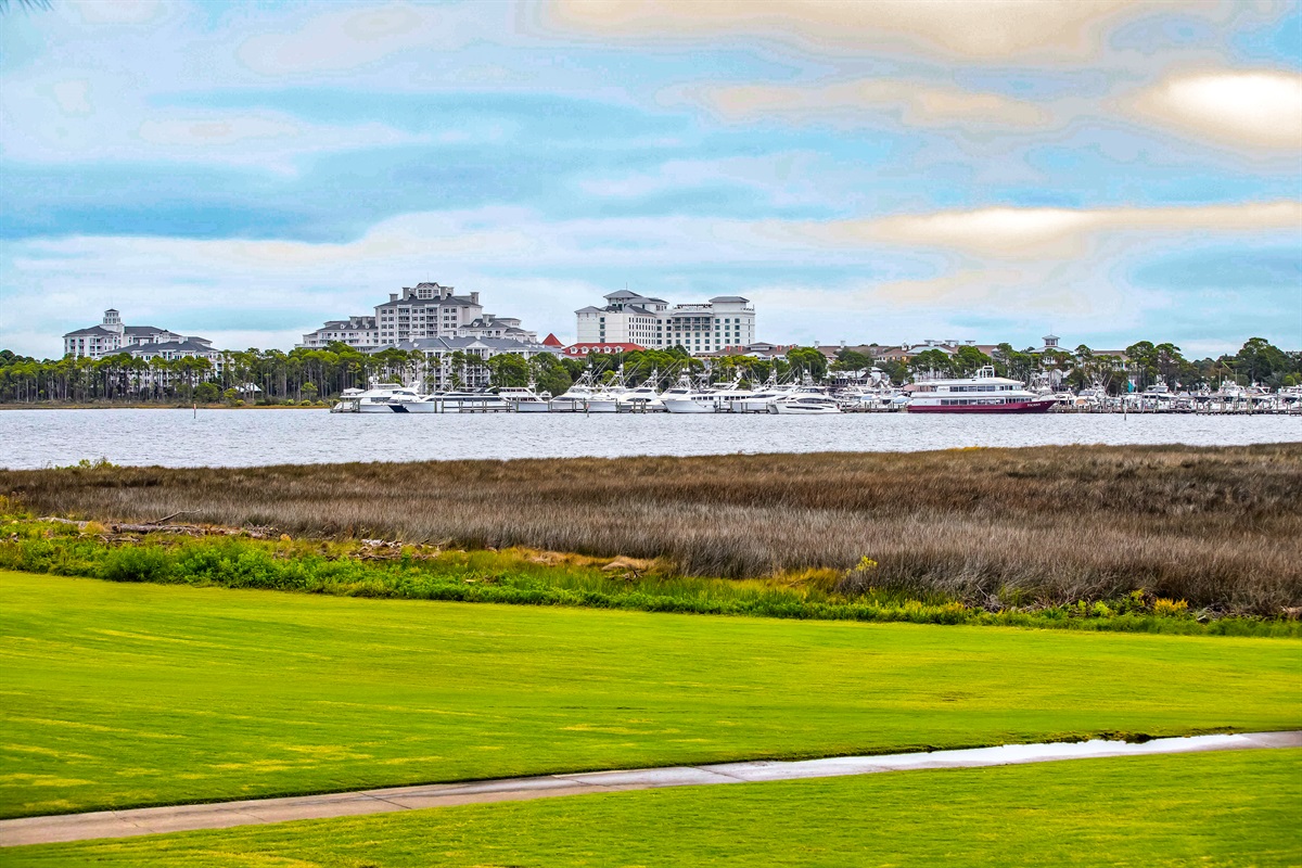Golf & Marina View