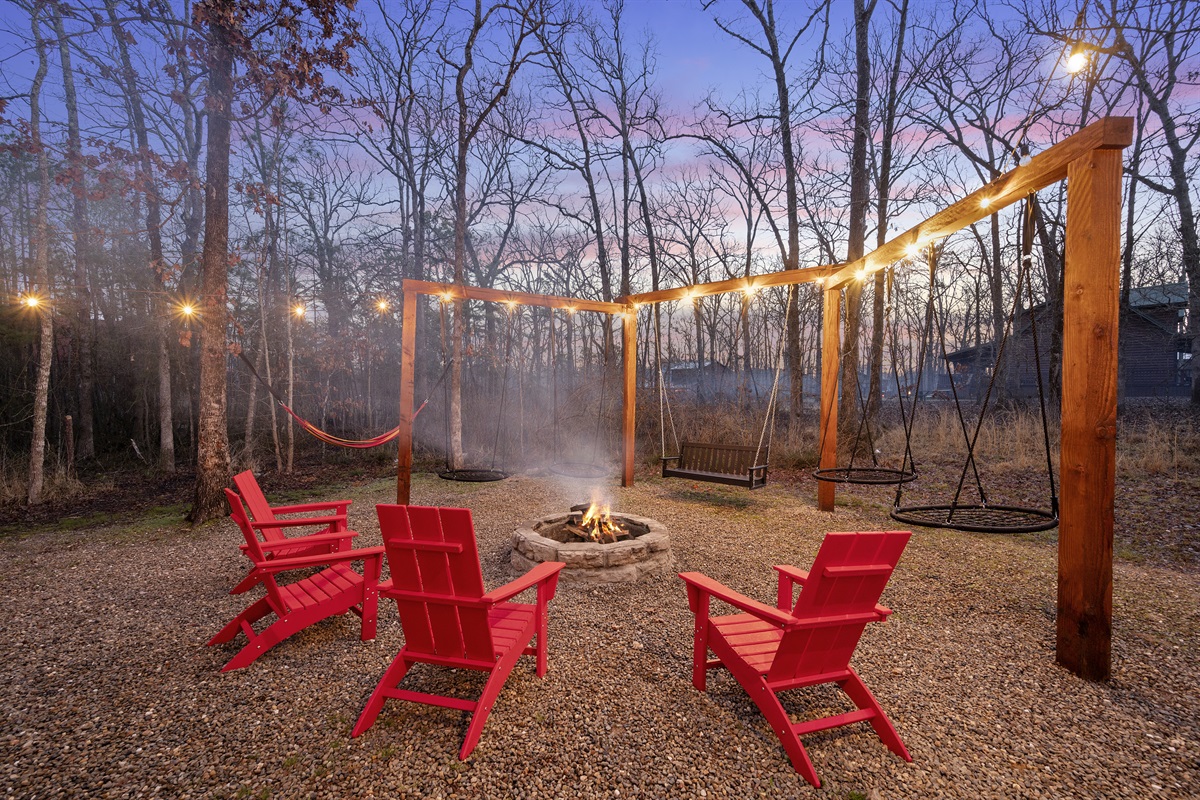 Perfect for starlit conversations and toasting marshmallows under the night sky.