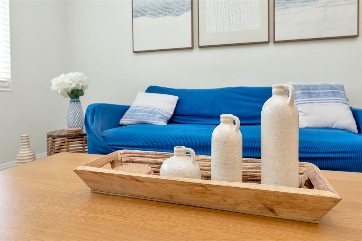 Relax in the living room after a fun filled day!