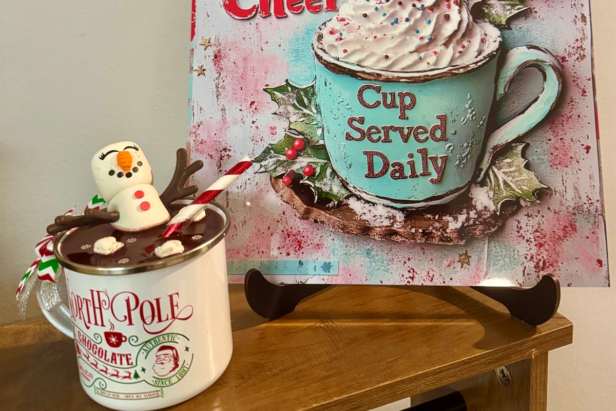 Winter Coffee Bar Decorations