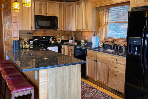 Modern and updated kitchen