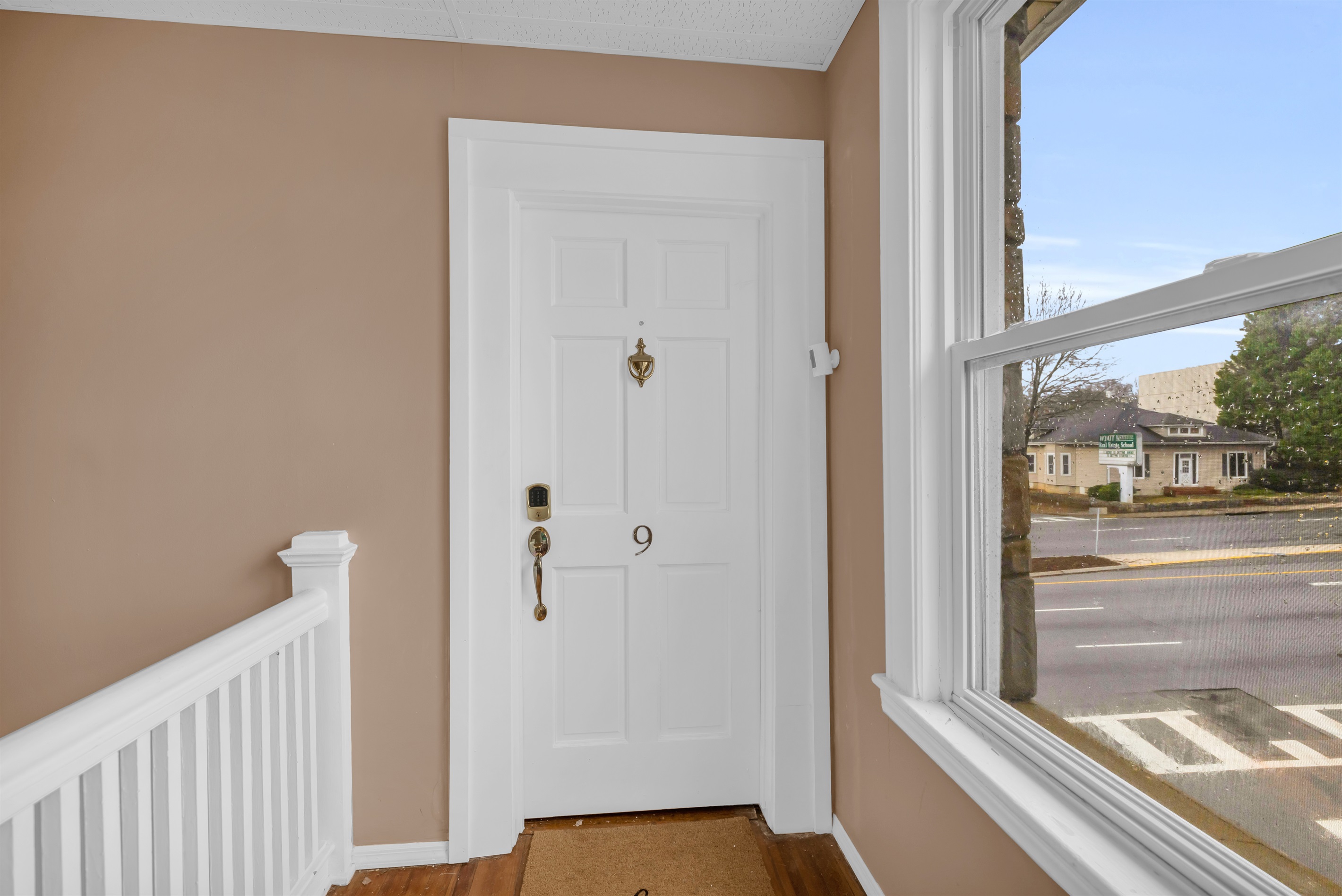 Entrance of Condo on the third floor. 