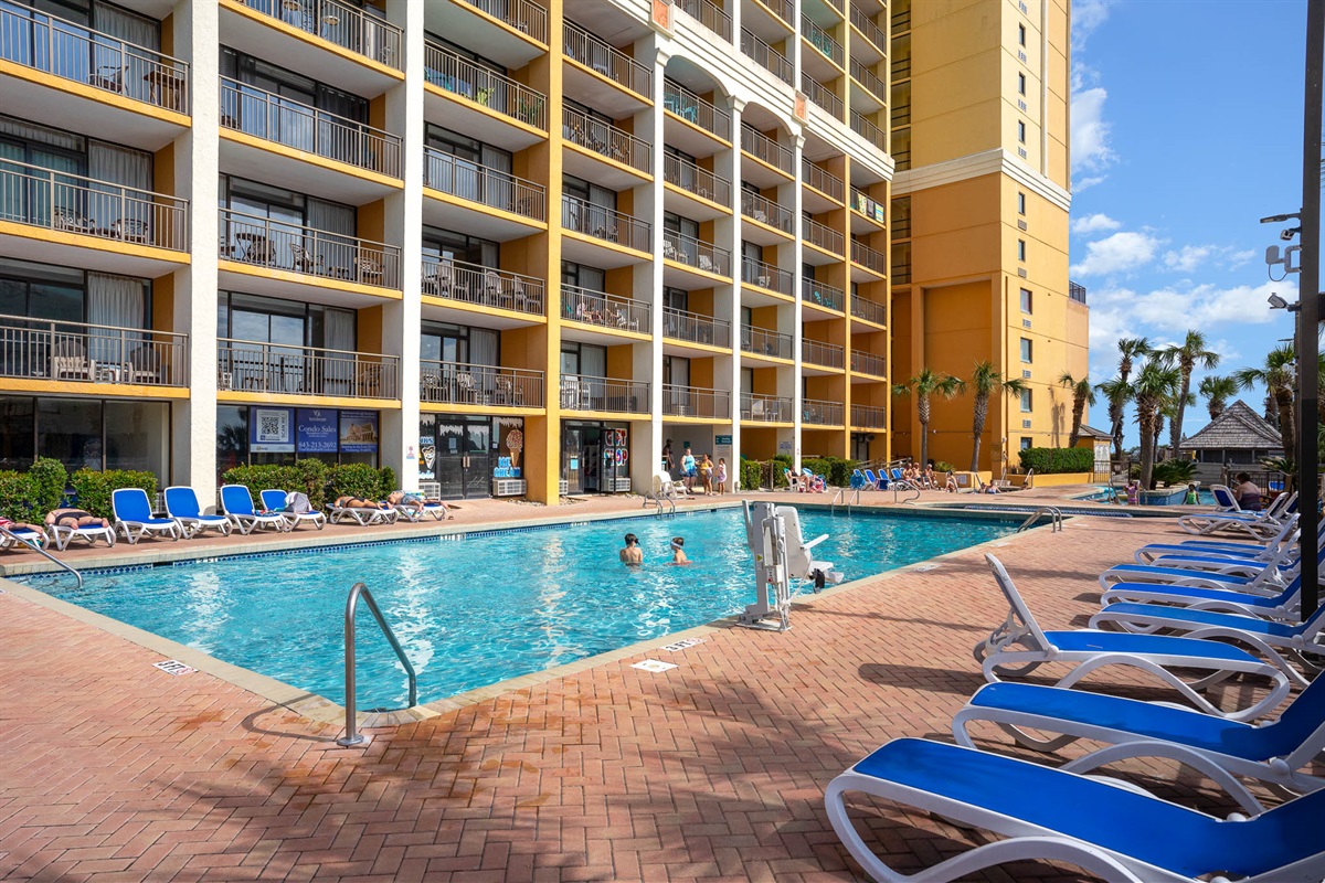 Alternate view of the pool area.