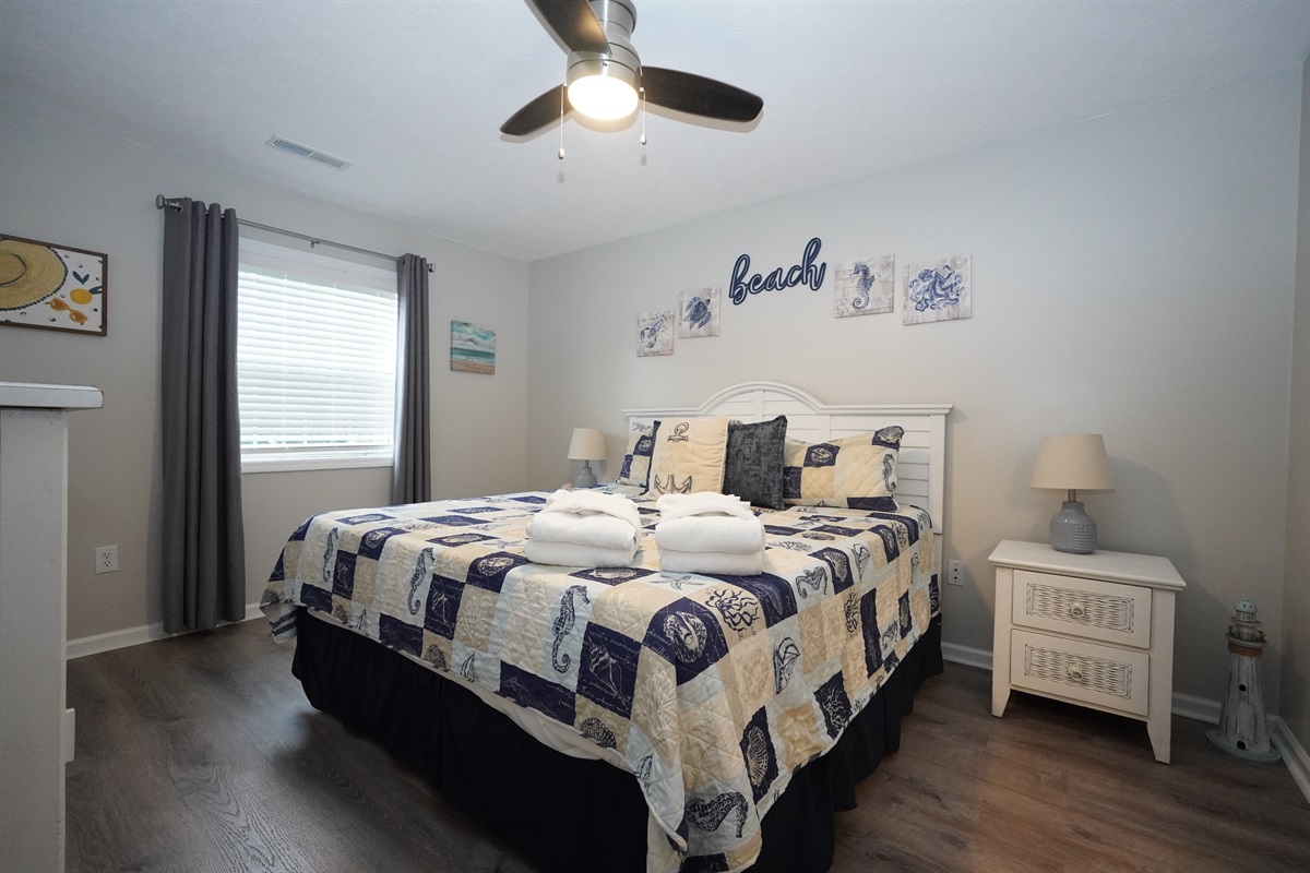 Spacious and cozy with fresh linen