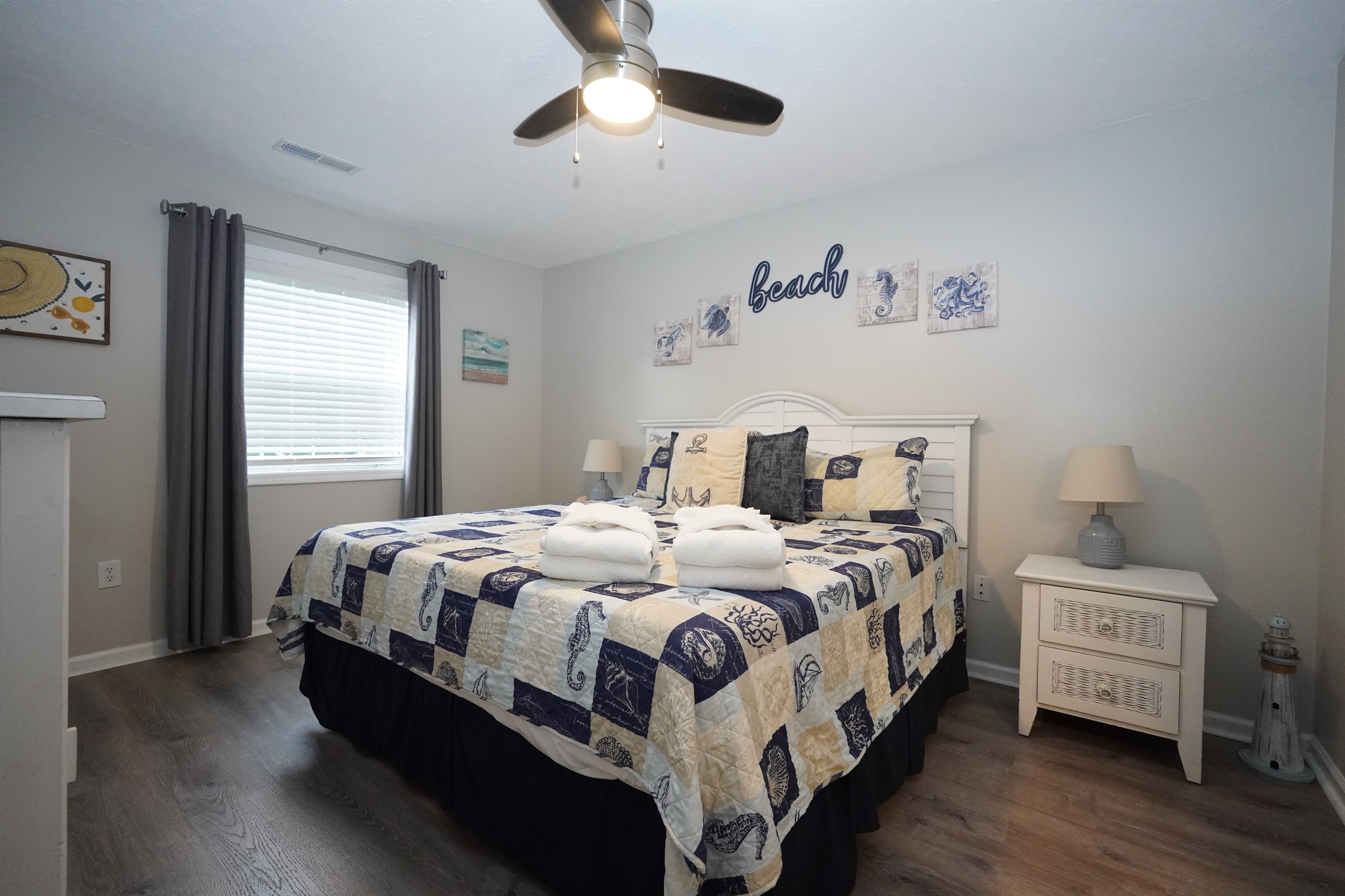 Spacious and cozy with fresh linen