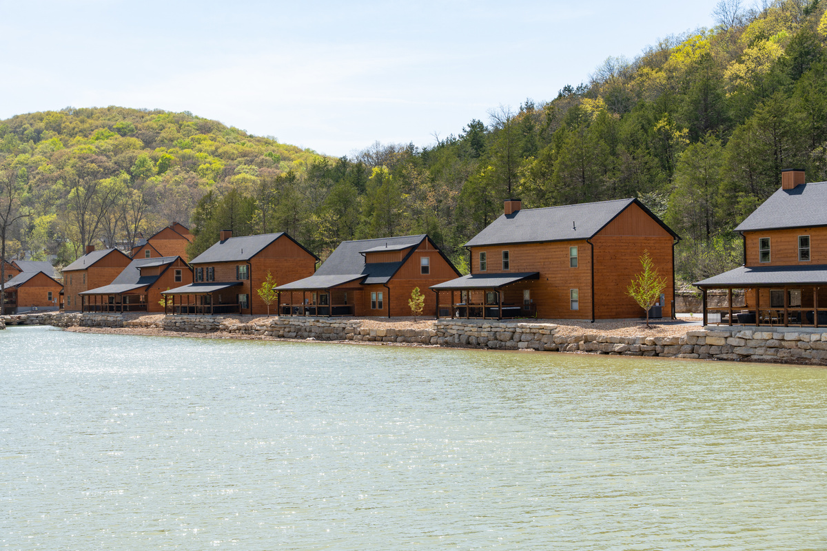 There are two stocked fishing lakes. They are catch-and-release and don't require any fishing license!