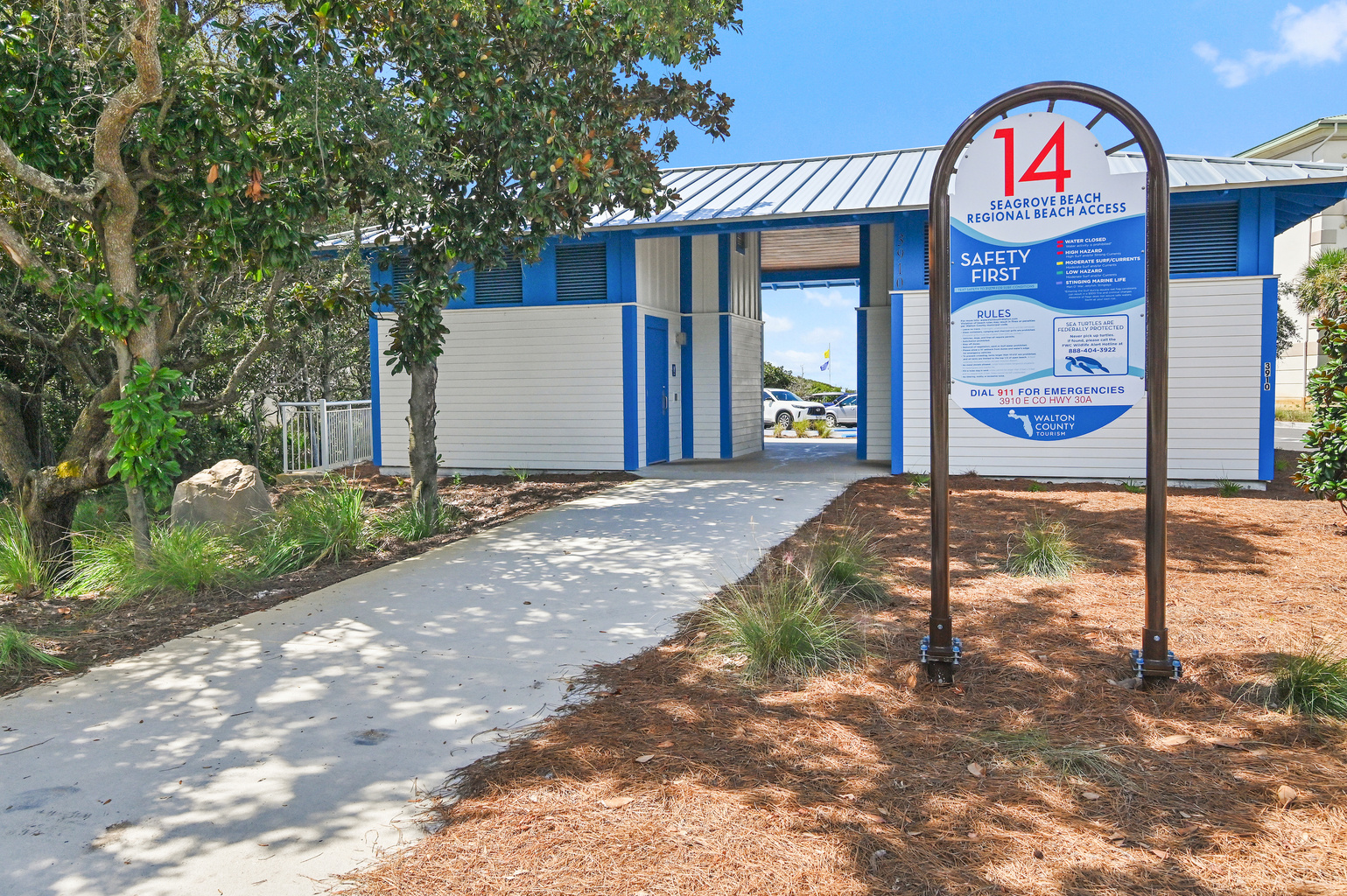 NEW Seagrove Beach Regional Access is now open across the street! 