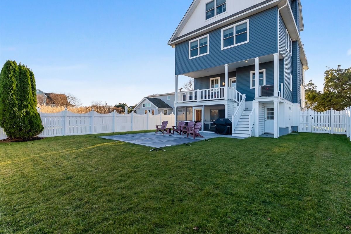 Private In-Ground Pool in Large Rear Fenced in Yard