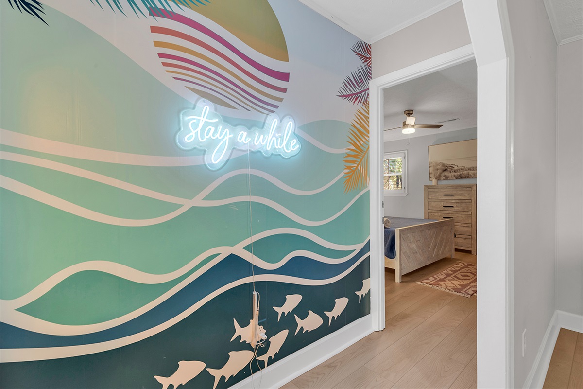 Capture the moment forever with our Mural Wall, and be sure to tag us on social media!