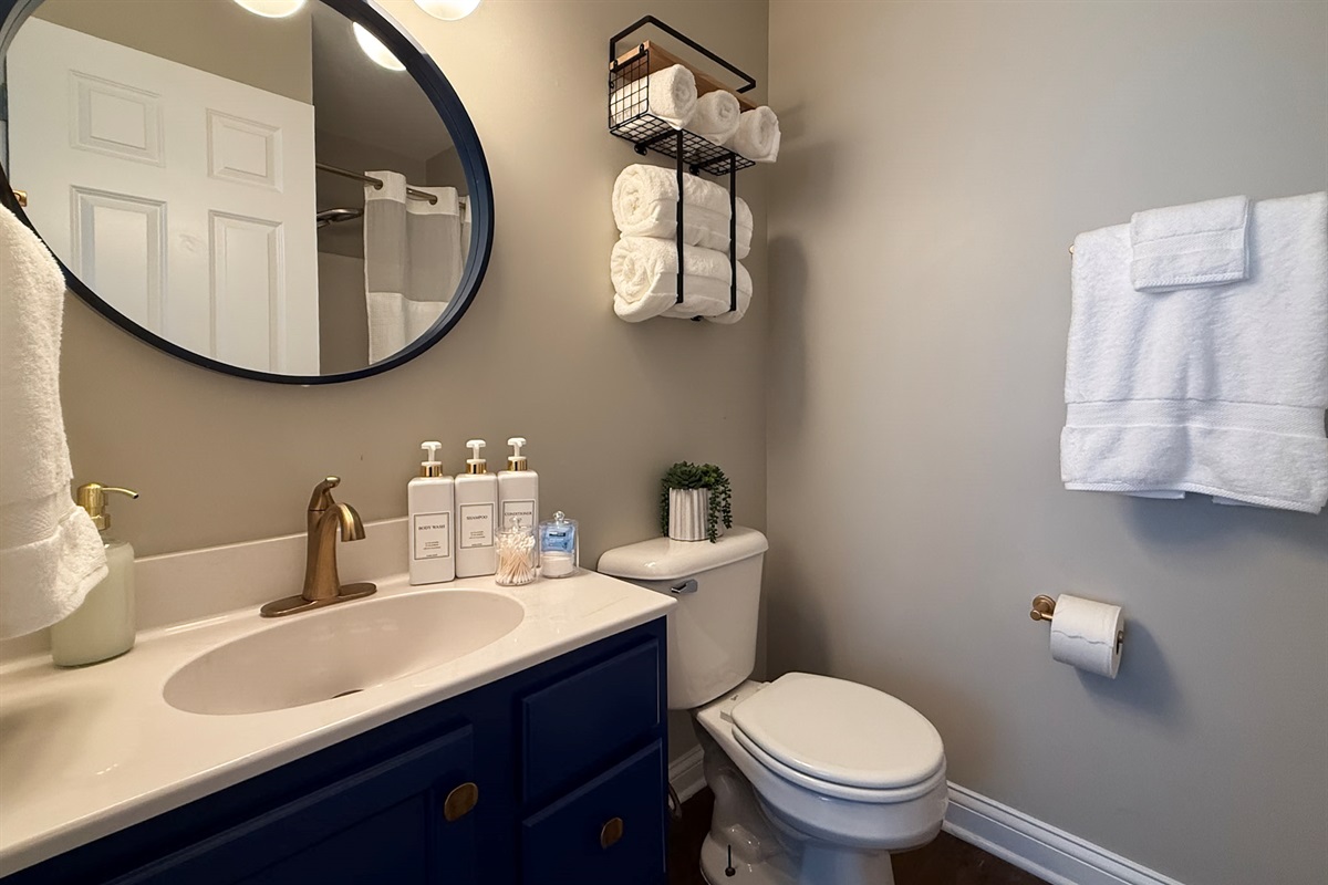 Ensuite Bathroom with Shower in Lower Bedroom