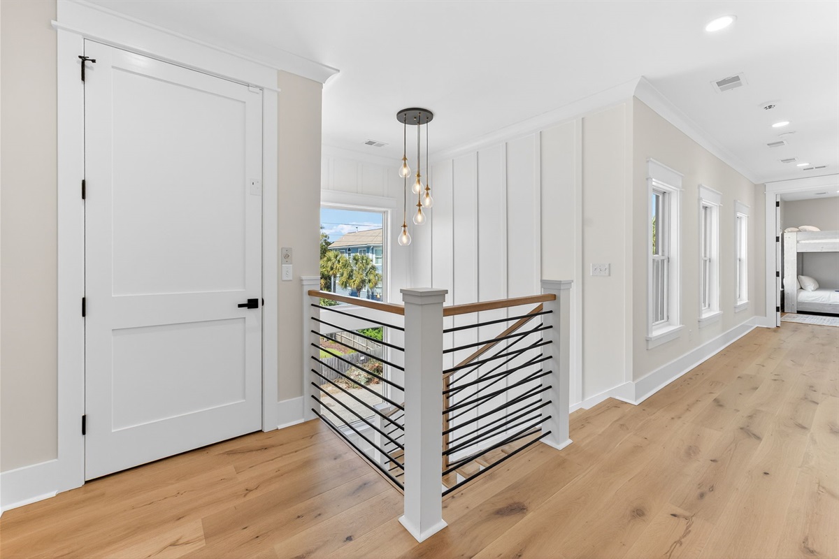 2nd Floor Landing | On Beach Time | 6 30th Ave, Isle of Palms, SC | IOP Escapes