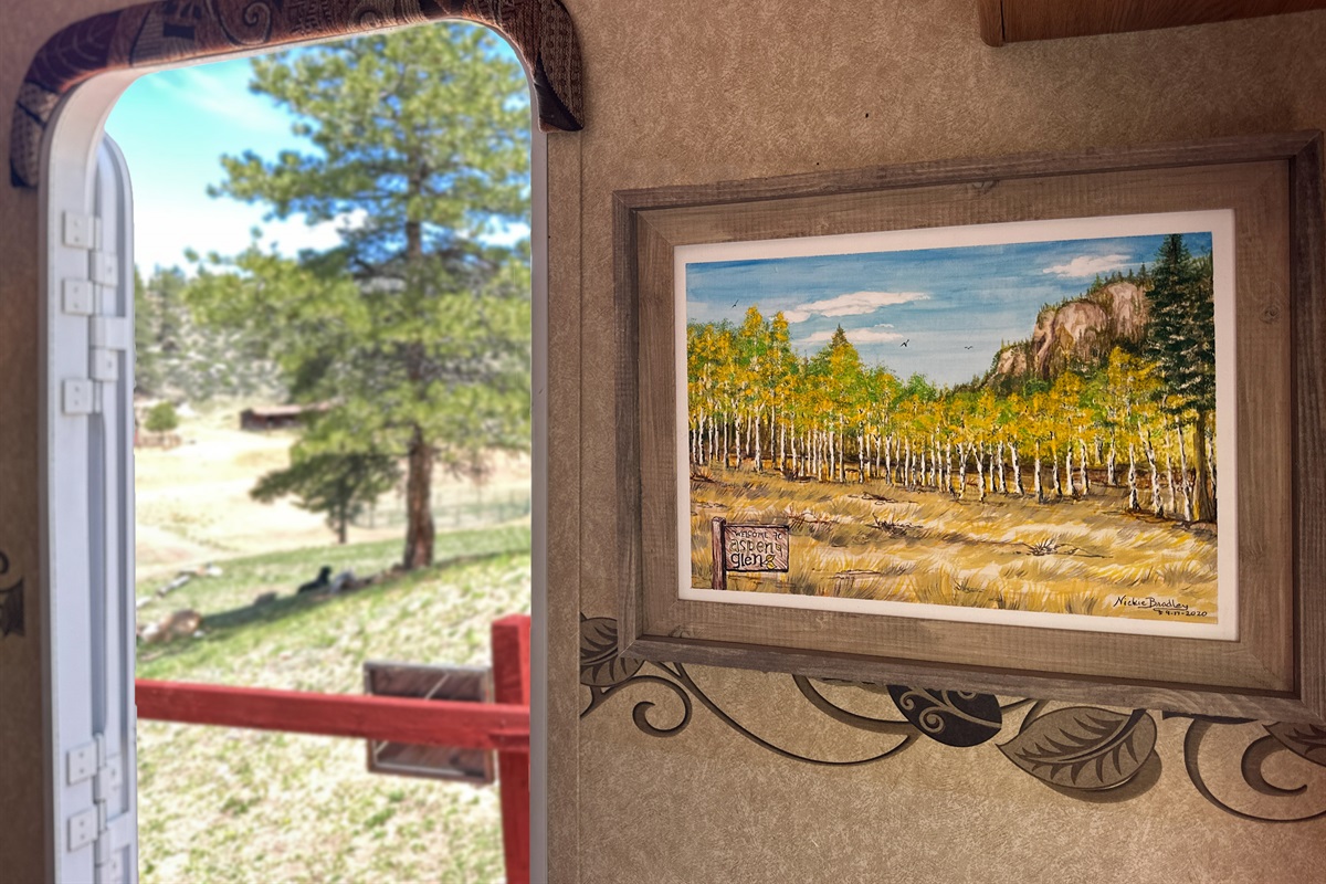 Enjoy the woods right out your door