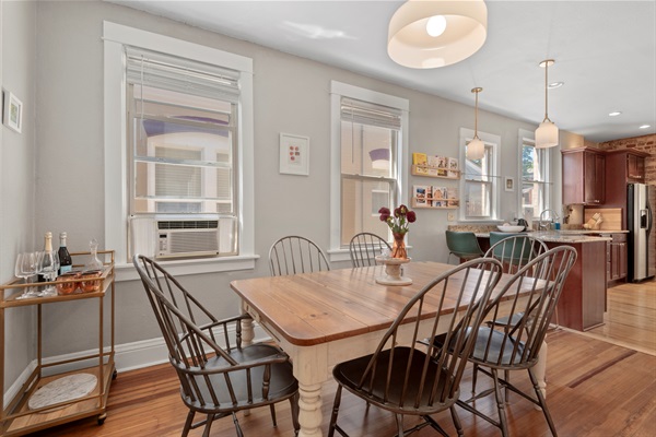 Dining Room w/ Bar Cart