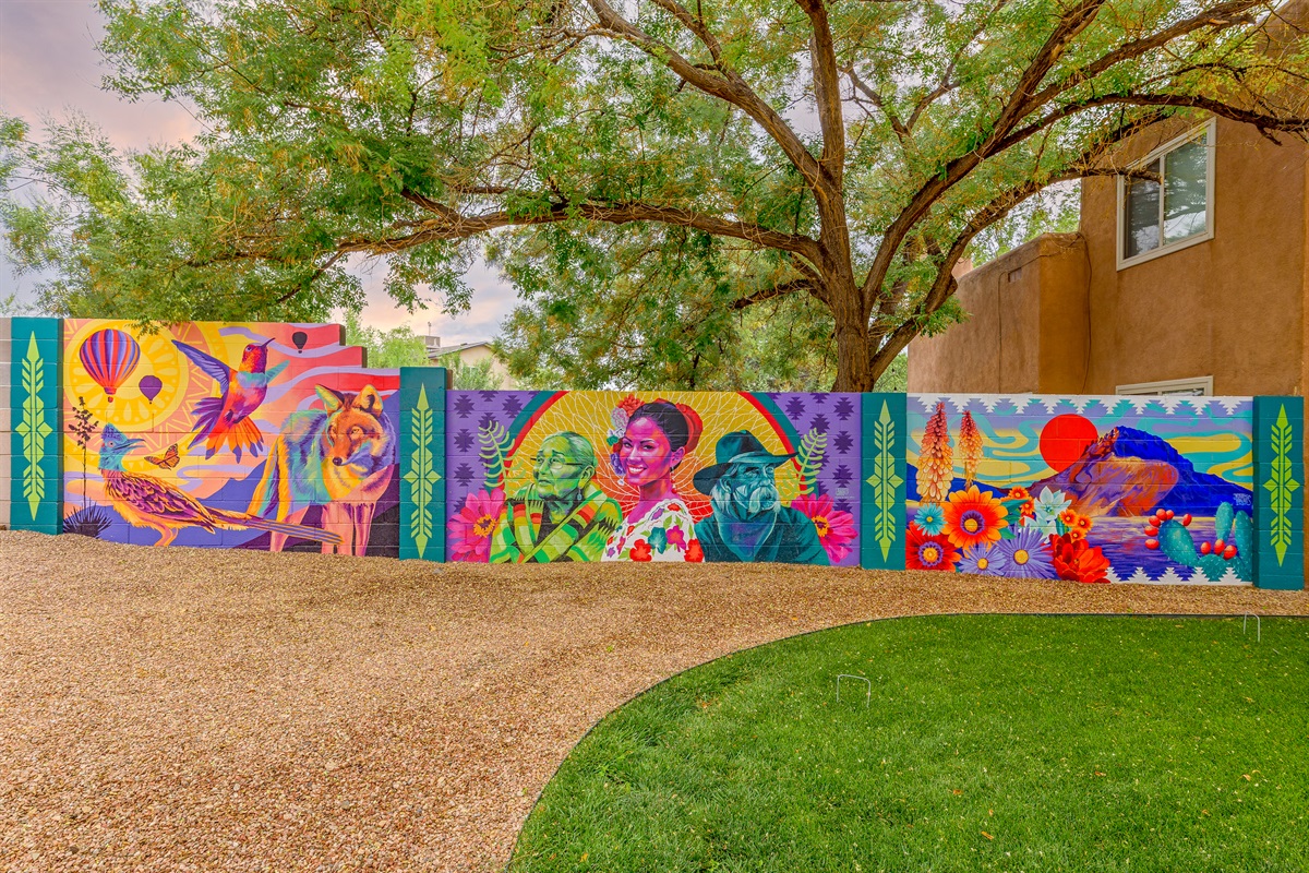 Highly reviewed for the "Everything New Mexico" artwork created by prolific muralist Jessica Gonzales