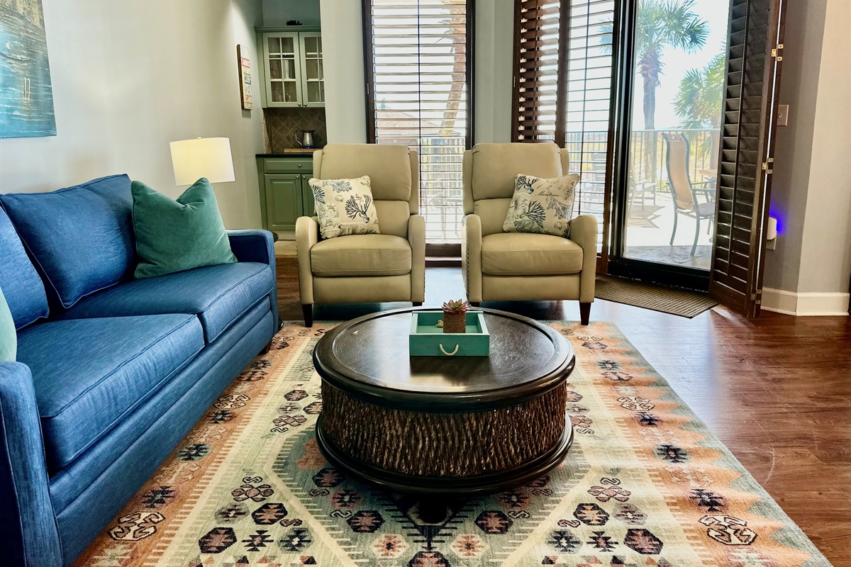 View as you are entering the spacious living area!