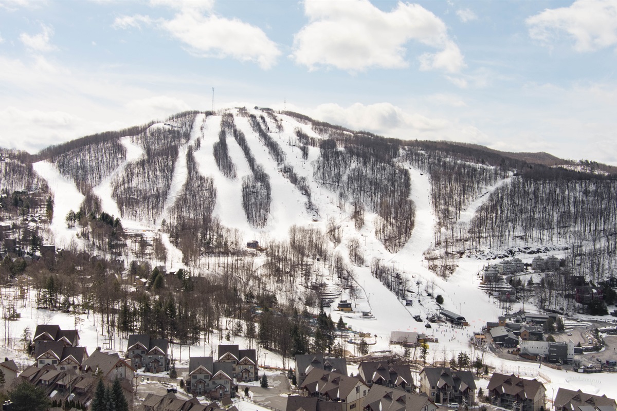 Vue magnifique sur la montagne