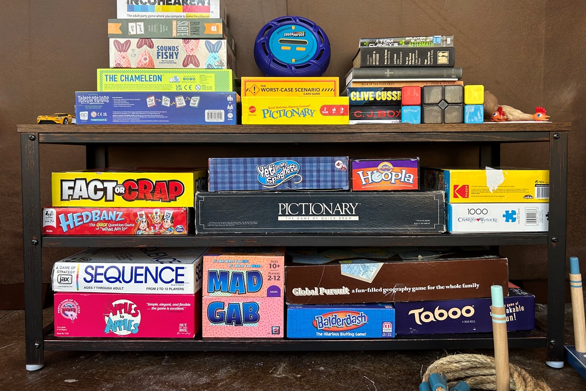 Shared Space: Bond and laugh over some board games. 