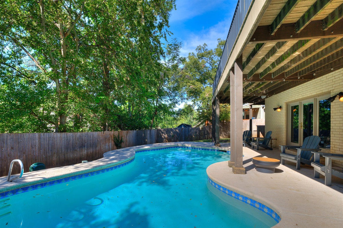 Backyard with Private Pool