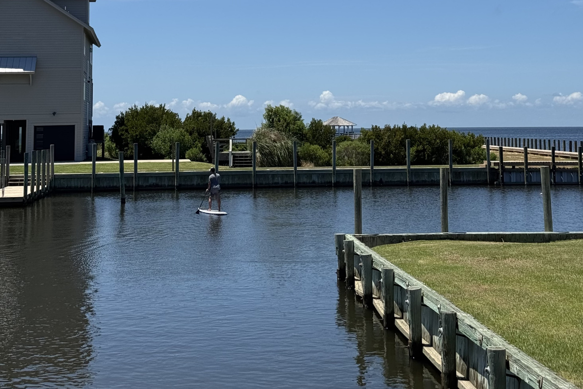 Bring your own paddleboards or rent some and paddle the harbor and out into the sound!