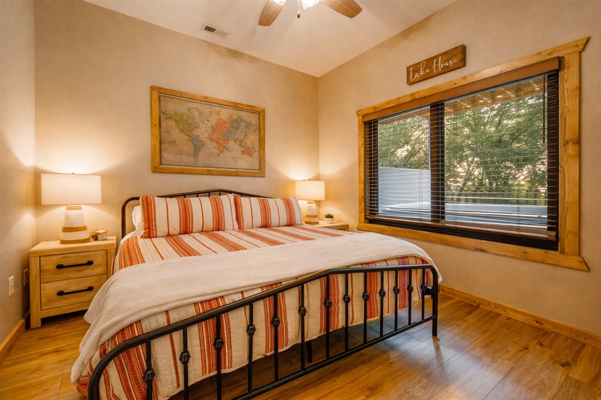 Lower level king bedroom