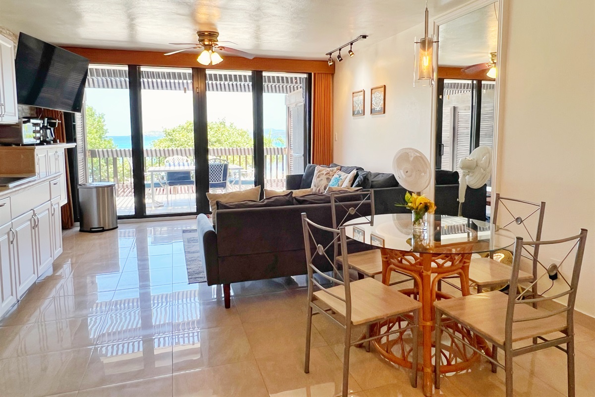 Interior dining table with seating for 4