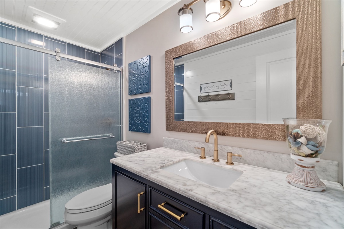 Master Bath with 5' walk-in Shower