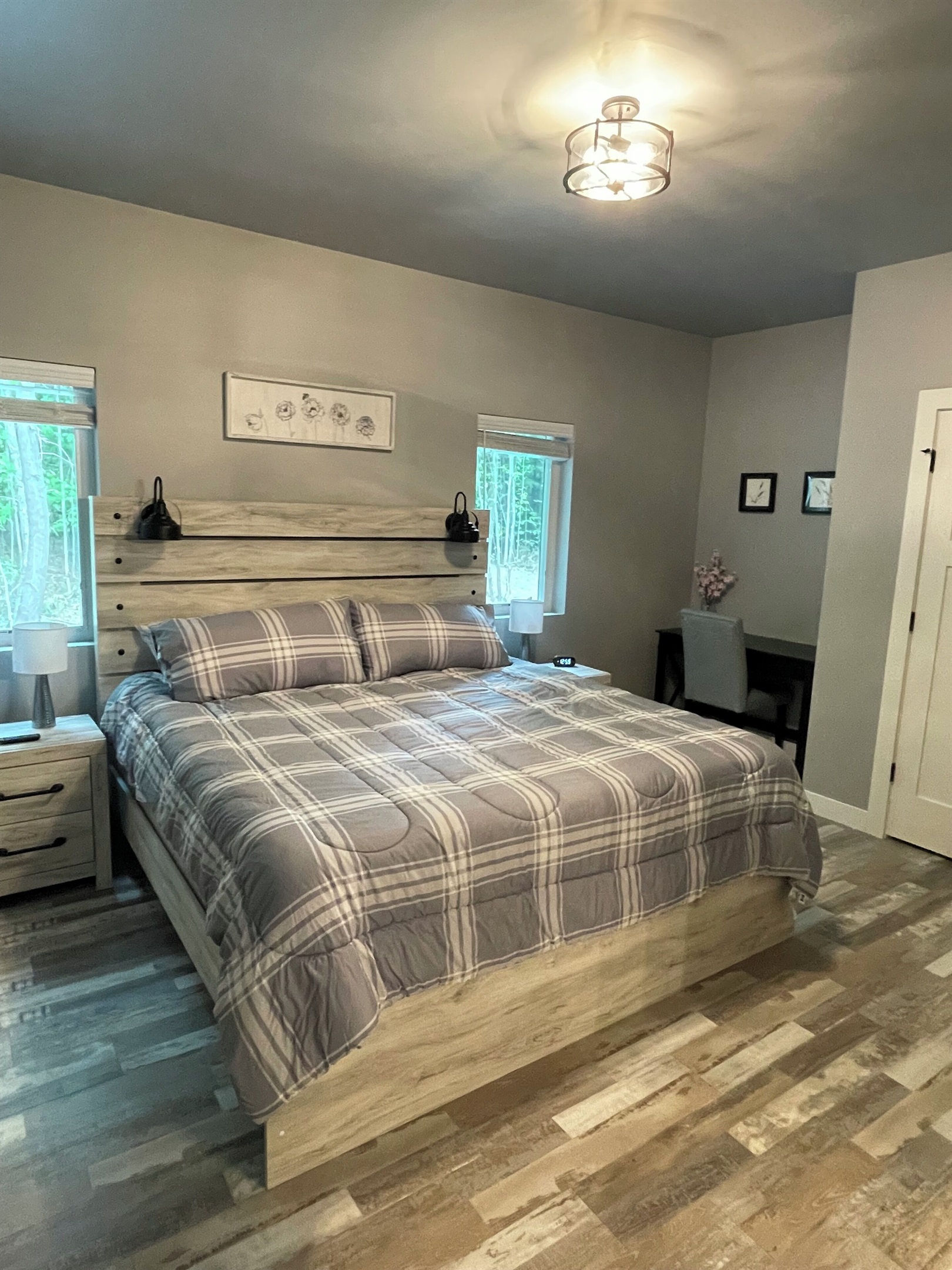 House 2 - bedroom 2 with king bed