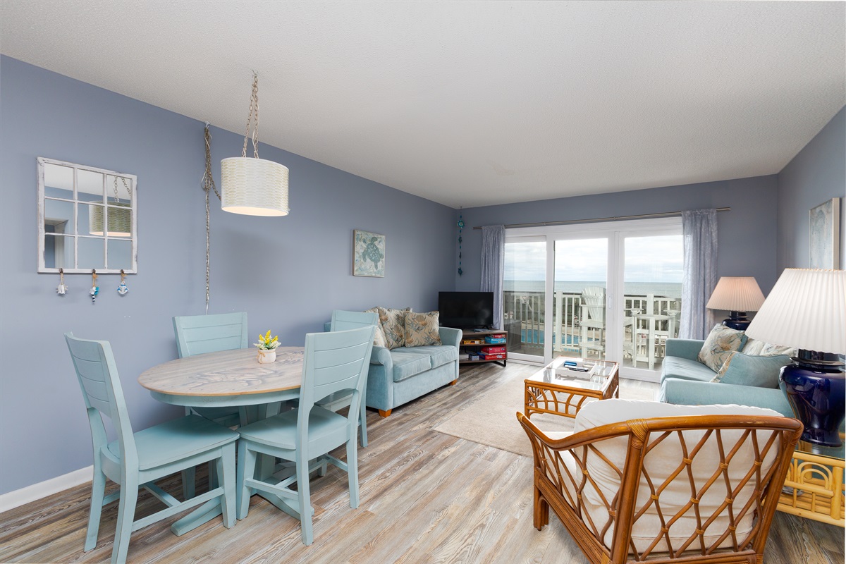 Ocean views from the kitchen!