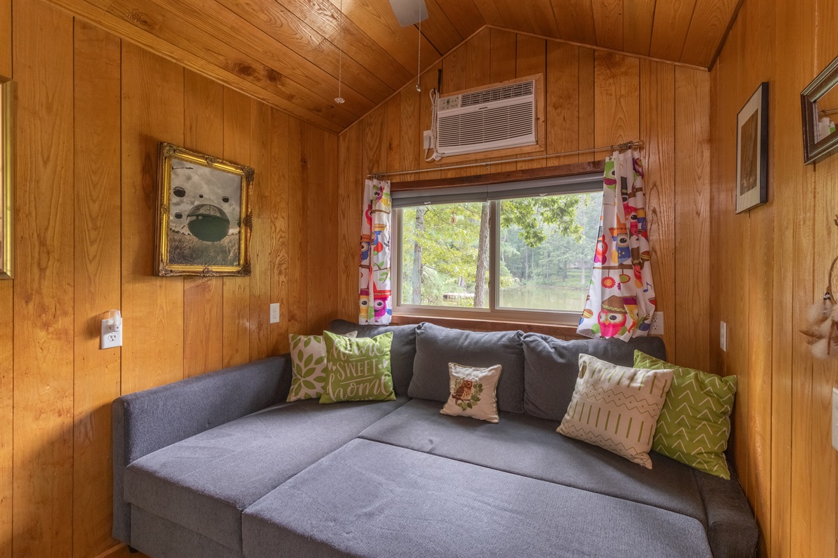 Enjoy the versatility of our living room with sleeper sofa.