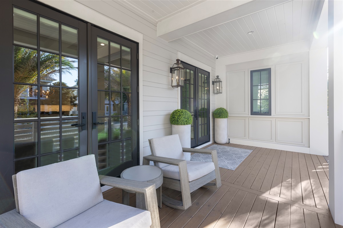 Front Porch + Entry to House
