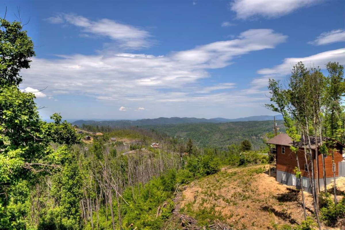 Stunning views from the balcony.