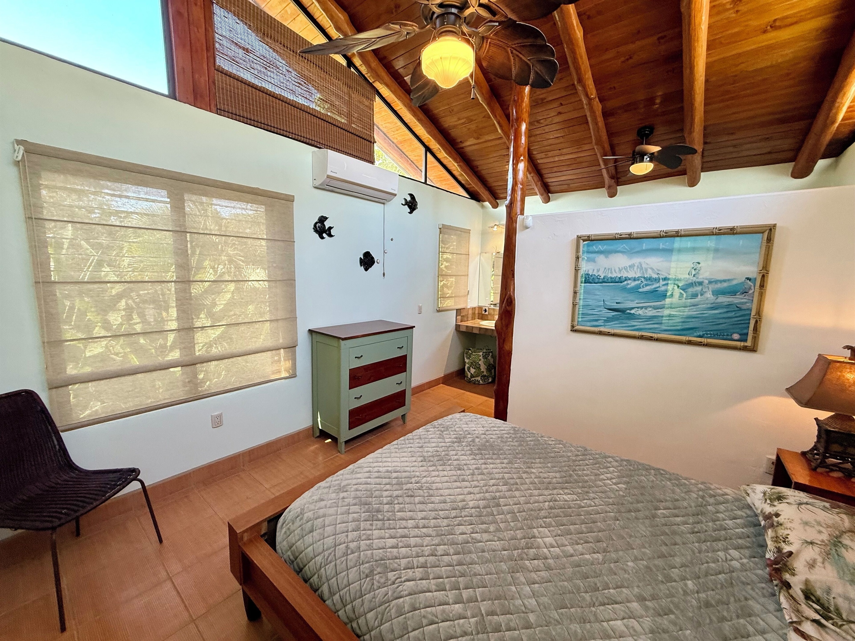 Bedroom 5 full bed and en suite bath 