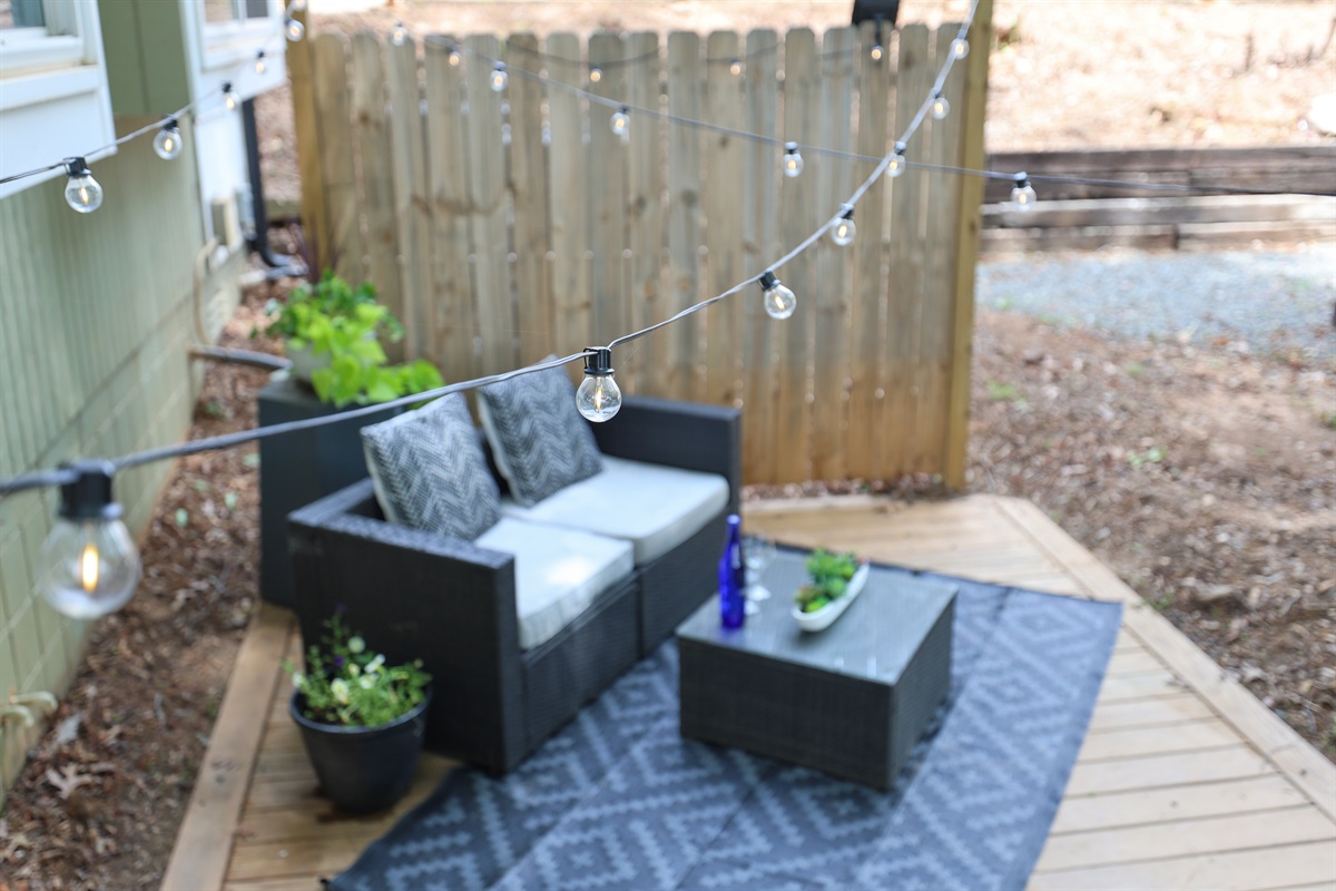 Back Patio-Shared by Unit A & B
