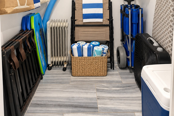 Beach supplies + Heater +Fan