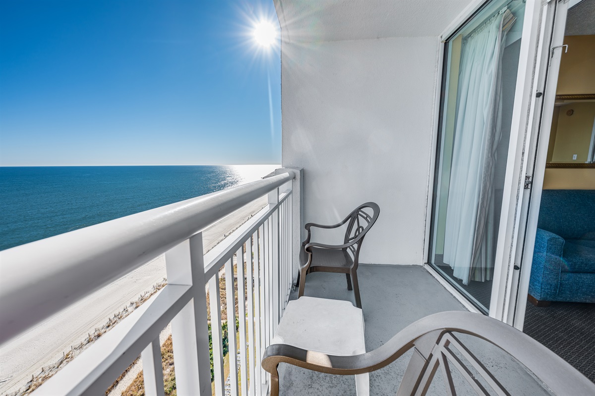 Breathtaking Views from Balcony!