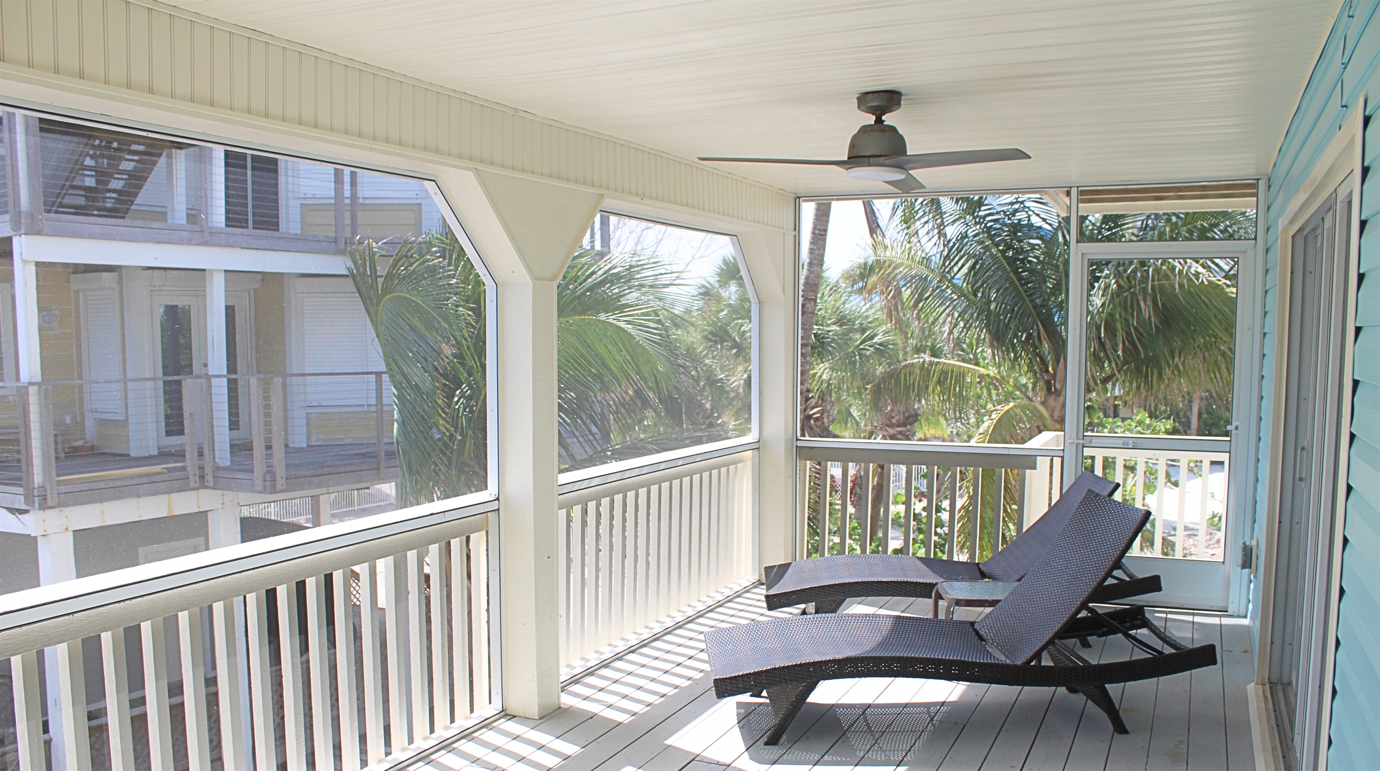 Deck space off bedroom #2