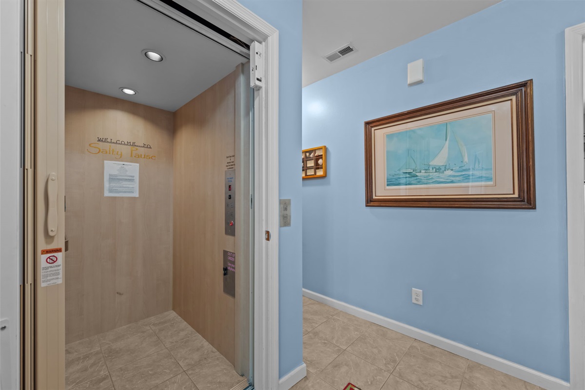 Elevator within the home!