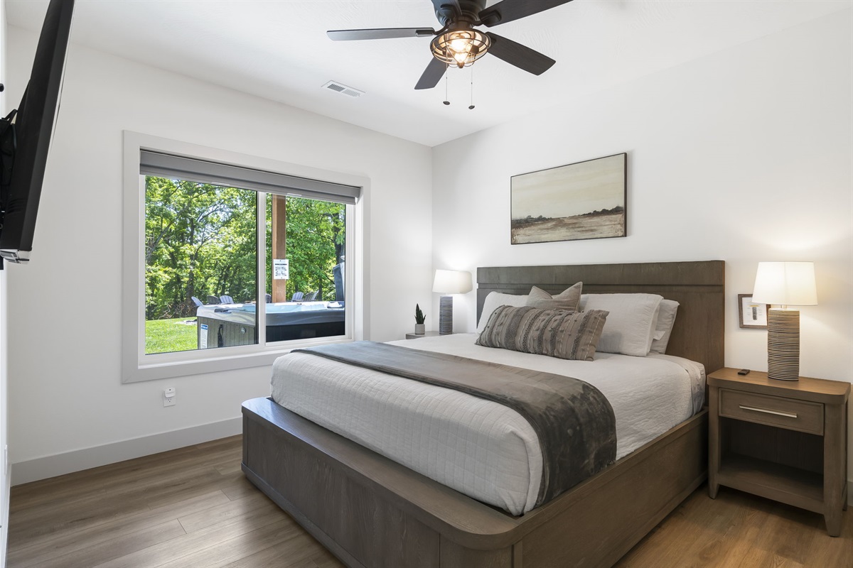 Lower level king bedroom