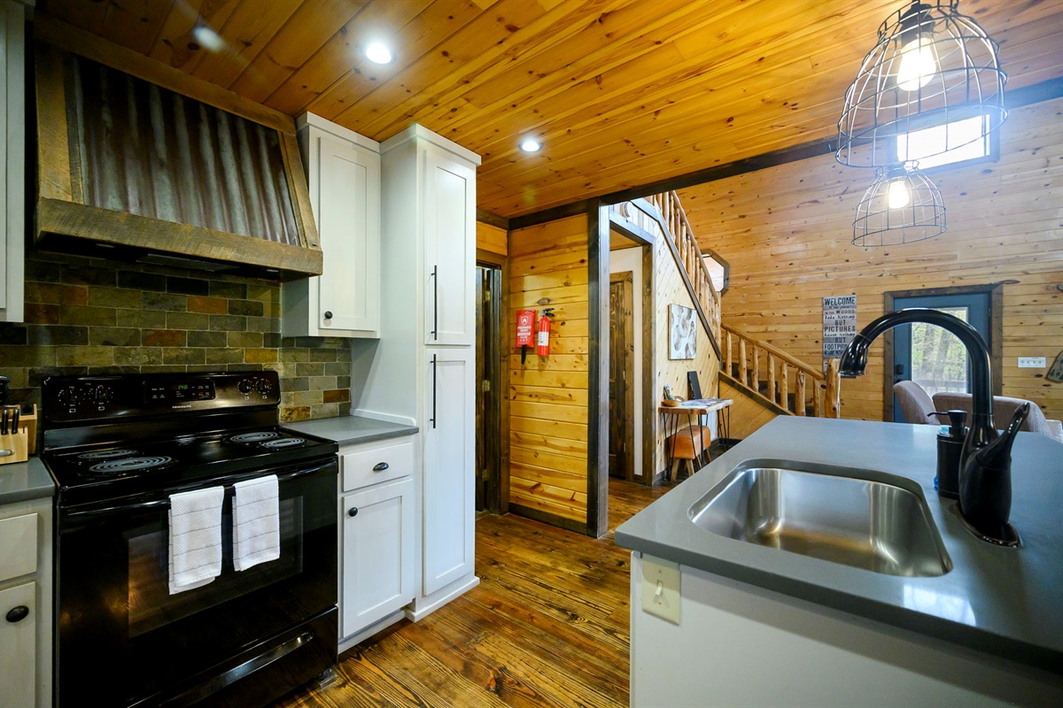 Kitchen - Electric Stove and Oven