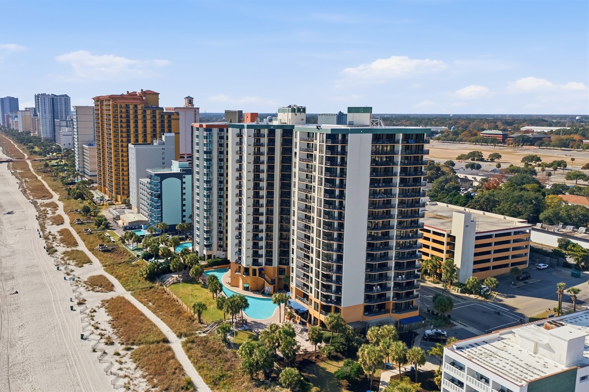 Patricia Grand is located near numerous restaurants and family fun attractions