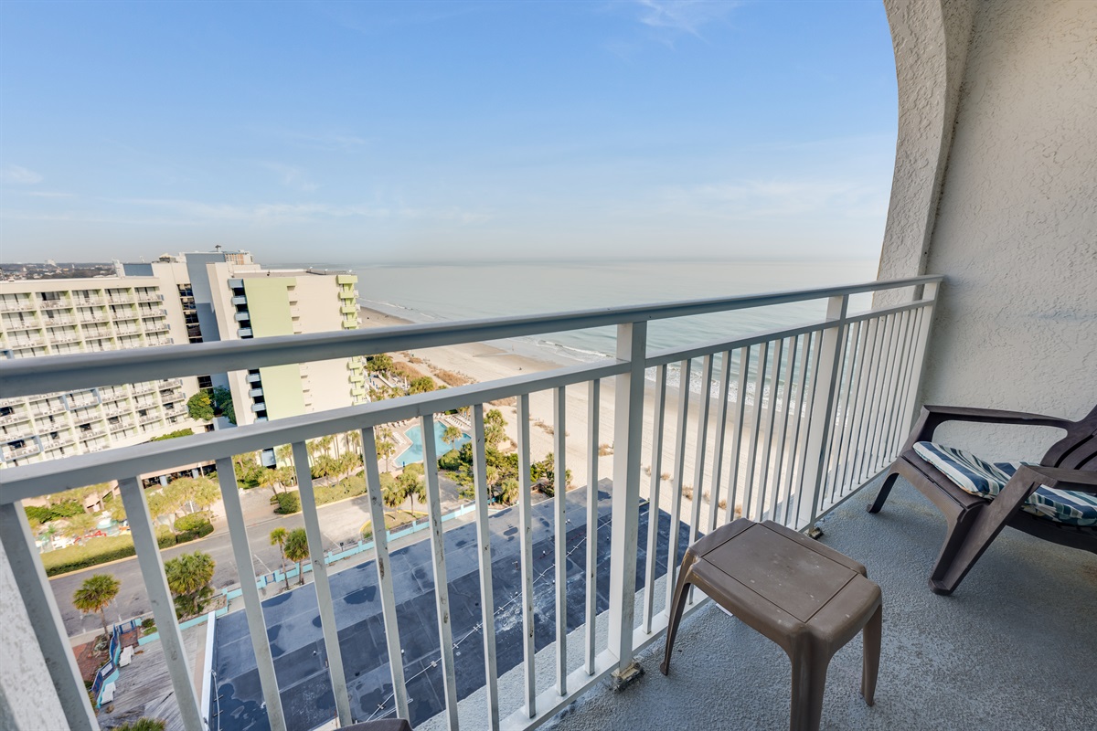 Amazing View from the Balcony!