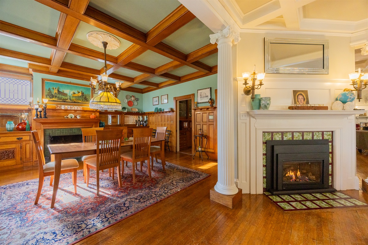 Stylish and comfortable dining area, perfect for your next meal together.